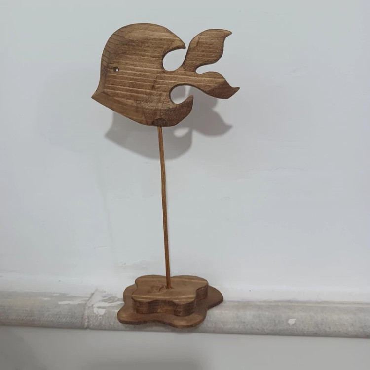 ماهی چوبی سایز 18