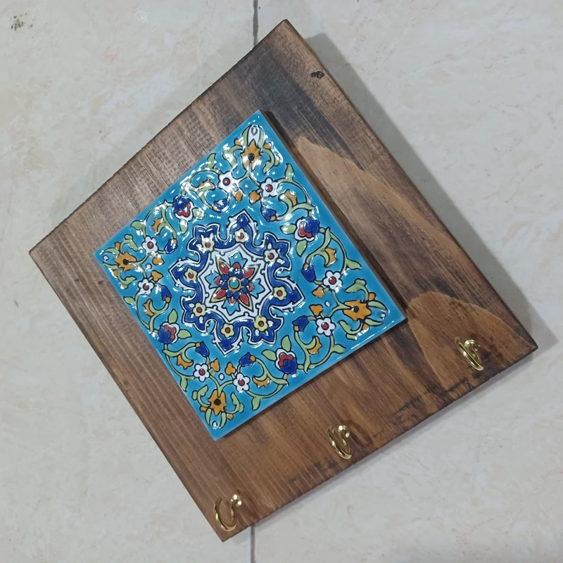 جاکلیدی چوبی دستساز سایز 16 در 16