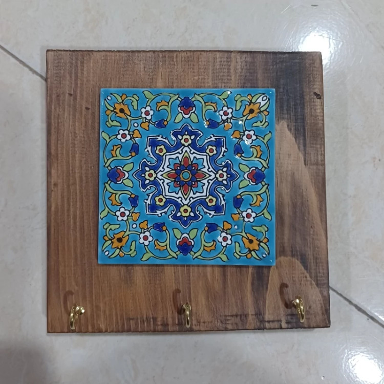 جاکلیدی چوبی دستساز سایز 16 در 16