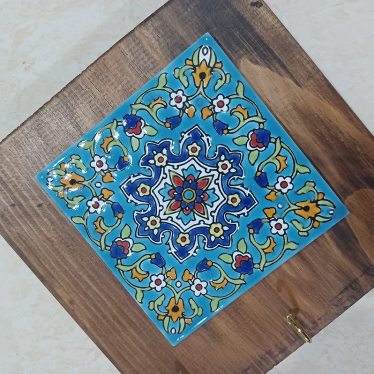 جاکلیدی چوبی دستساز سایز 16 در 16