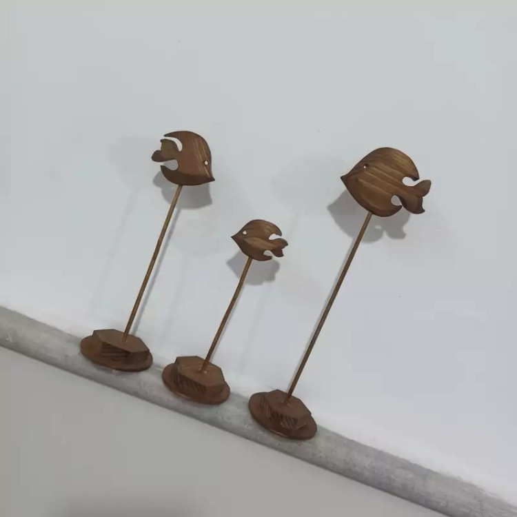 ماهی چوبی 3 تایی سایز 18