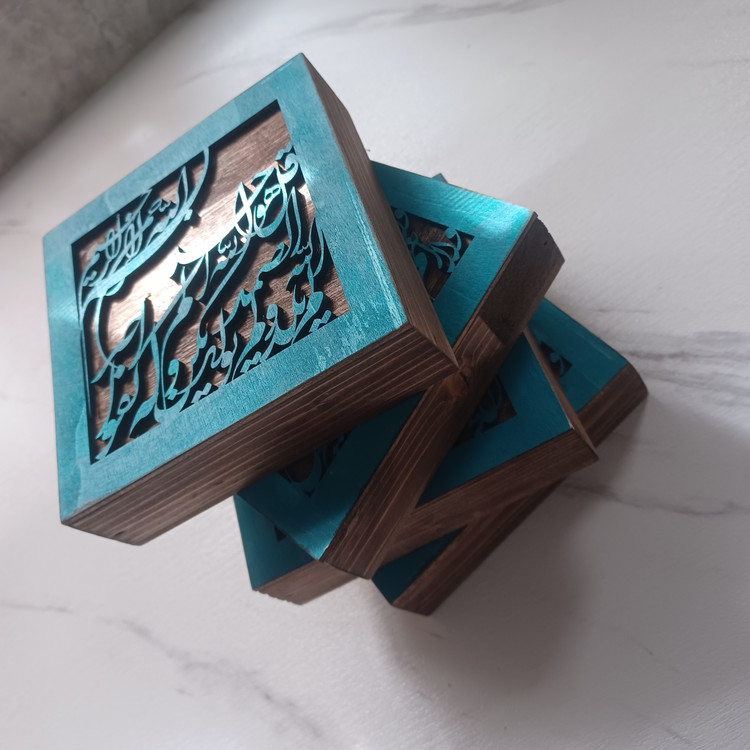 تابلو ۴ قل ست ۴ تایی سایز کلی ۶۰ سانتیمتر